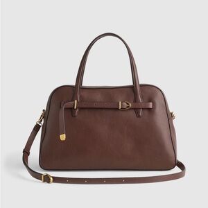 NWT | Madewell Belted Satchel Bag in Rich Brown